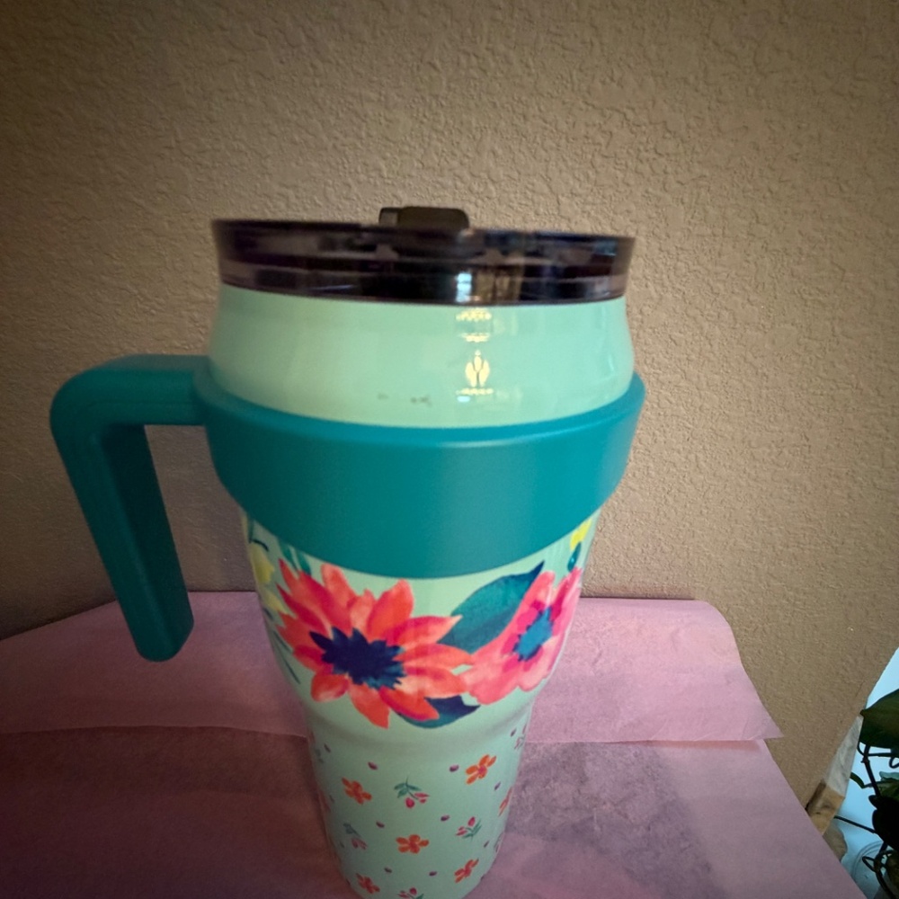 Pioneer Woman 40oz Stainless Steel Insulated Tumbler~Great Condition - Picture 5 of 7